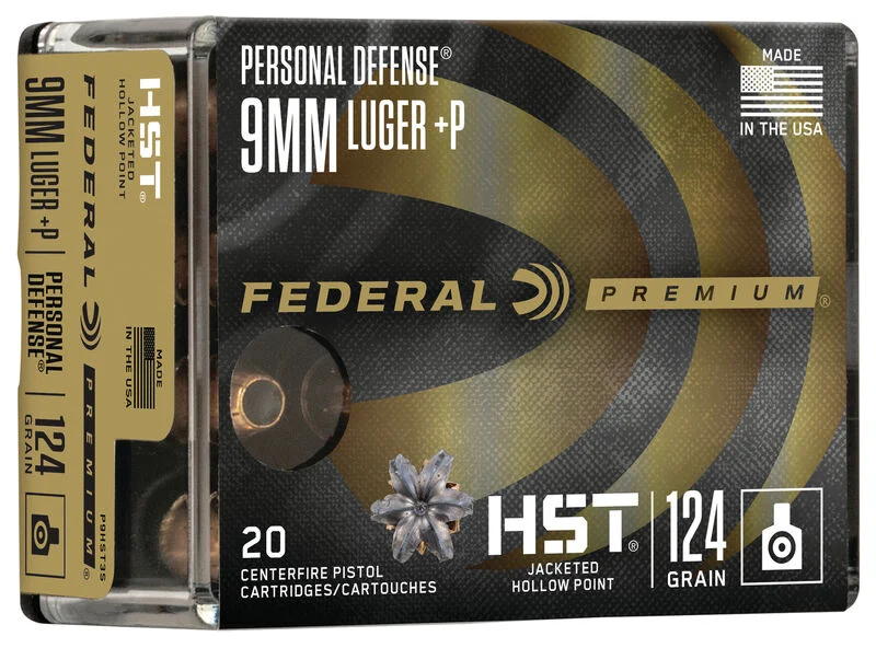 Federal HST 9mm 124gr JHP Greenwood