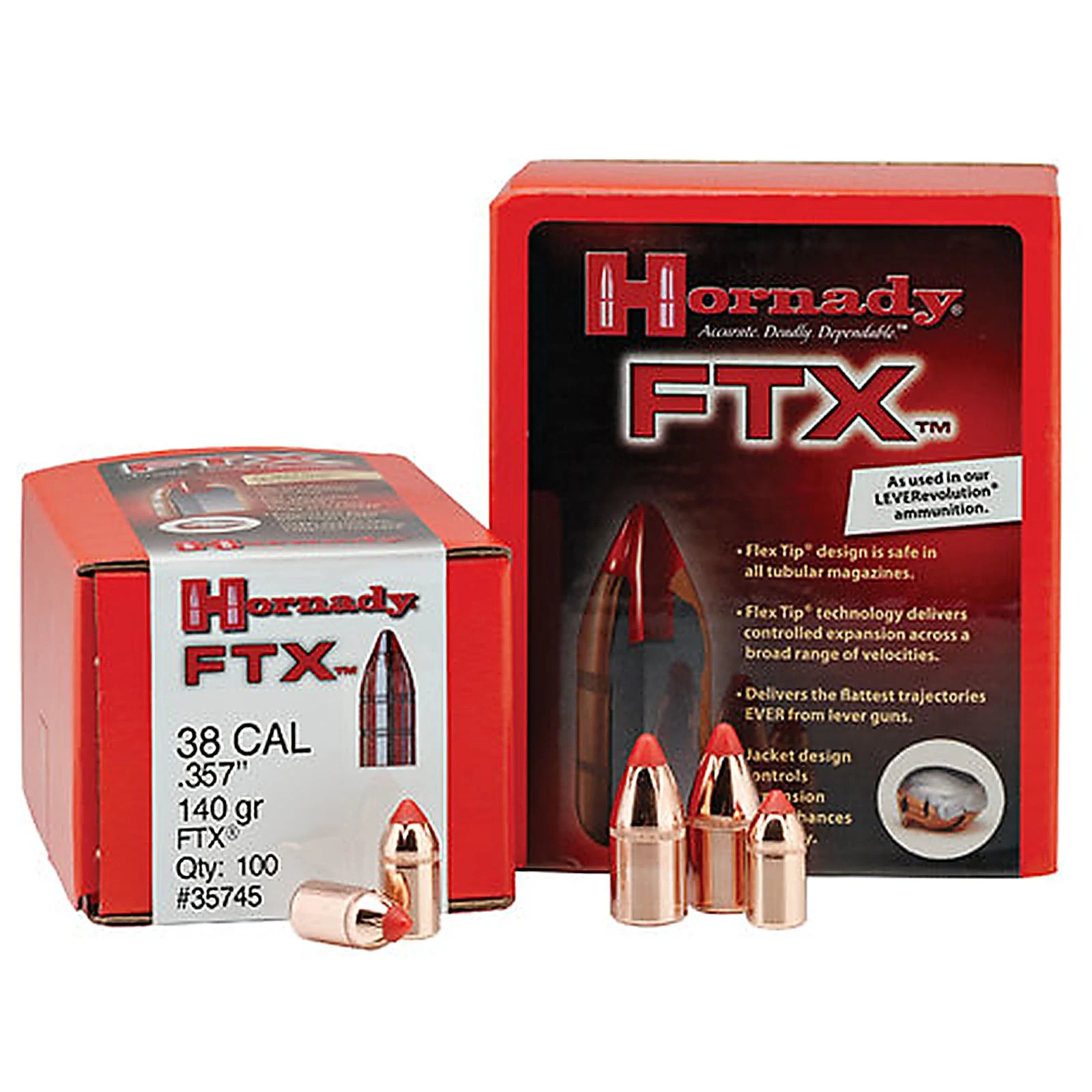 Hornady .430 Diameter 265 Grain FTX Bullets – 50 Count