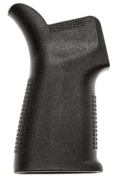 Reptilia CQG AR-15/AR-10 pistol grip in black polymer, compact design, part number CQG-BLK.
