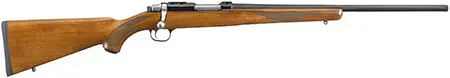 Ruger 7225 77/22 22 Hornet 6+1 Capacity, 20" Threaded Barrel, Blued Alloy Steel, Integral Scope Mount On A Solid Steel Receiver, American Walnut Stock