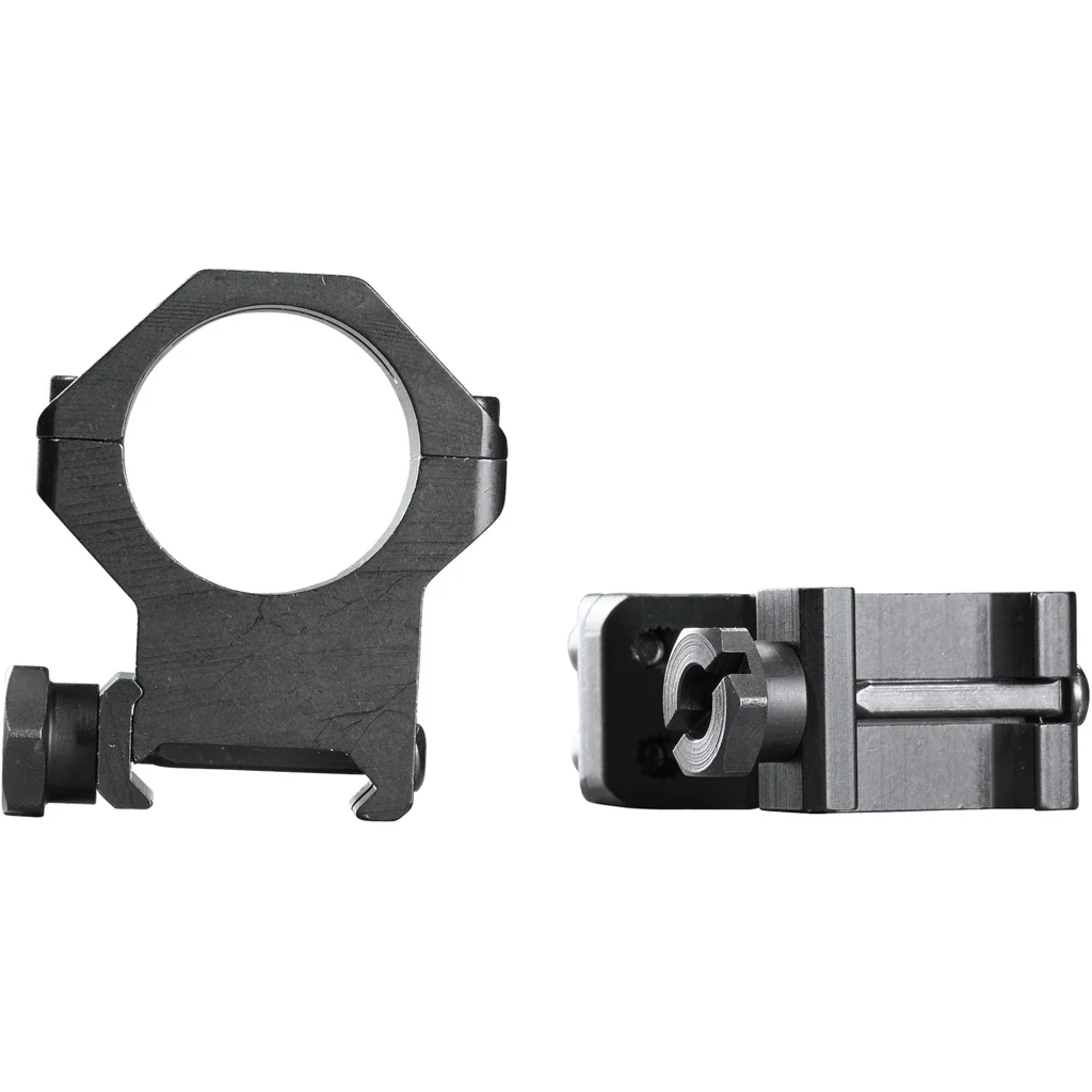 Weaver Four-Hole Skeleton Scope Rings, 1″ High, Picatinny/Weaver, Matte Black – 48361 - Image 2
