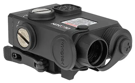 Holosun LS221R Coaxial Red Laser and IR Pointer in Matte Black.