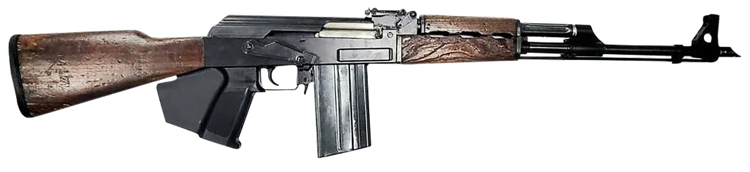 Riley Defense RAK308CA .308 AK rifle with 19.65″ nitride barrel and wood stock