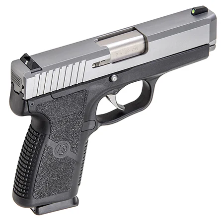 Kahr Arms CW9093N CW *CA Compliant 9mm Luger 7+1 3.50" Stainless Steel Barrel, Matte Stainless Serrated Stainless Steel Slide, Black Polymer Frame, Black Textured Polymer Grip