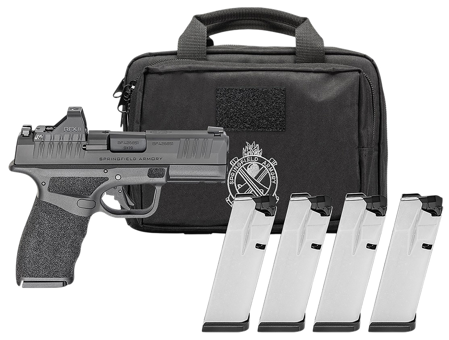 Springfield, Hellcat Pro, Striker Fired, Semi-automatic, Polymer Frame Pistol, 9
