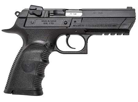 Magnum Research BE94133RL Baby Eagle III 40 S&W 4.43" 12+1 Black Polymer Frame Matte Black Oxide Carbon Steel Slide Black Polymer Grip