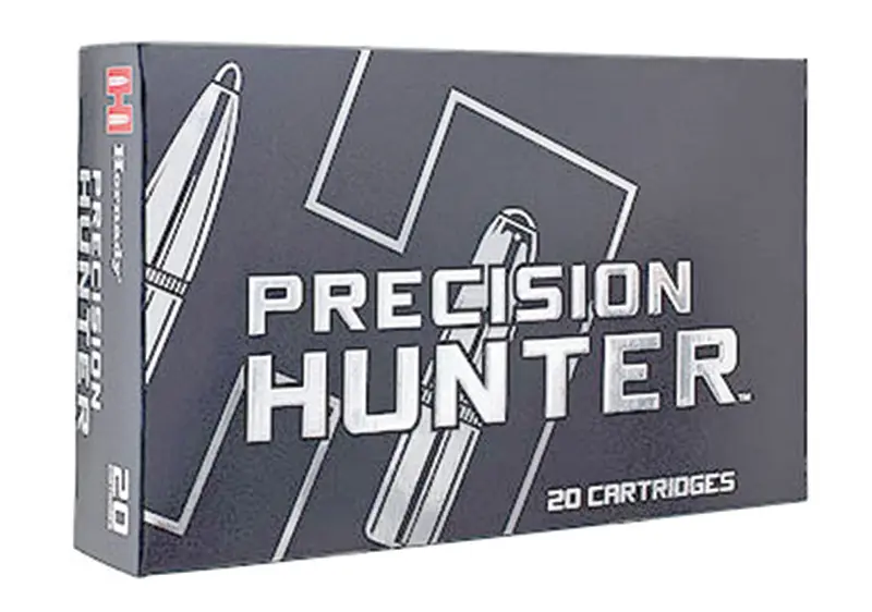 Hornady Precision Hunter .308 Winchester 178 Grain ELD-X® ammo for long-range accuracy and big game hunting.