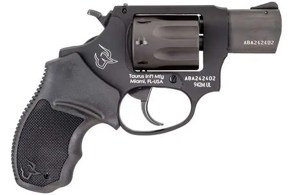 TAURUS 942 22MAG REVOLVER 2" BLACK ULTRALIGHT 8RD - Image 3