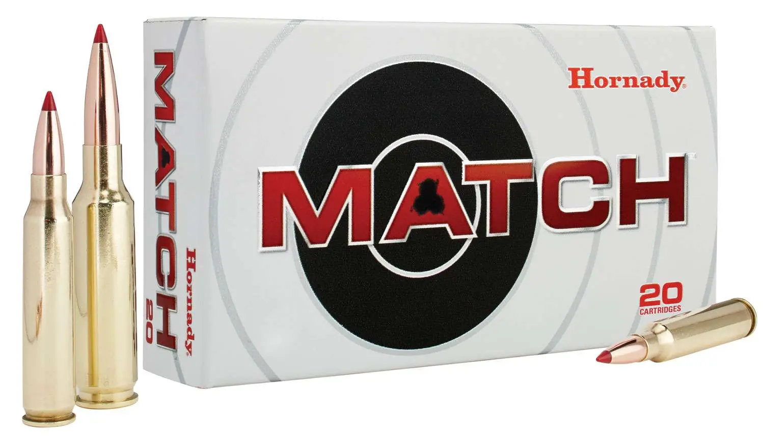 Hornady Match 6.5 Creedmoor 140 Grain ELD® Match ammo for precision shooting and long-range accuracy.