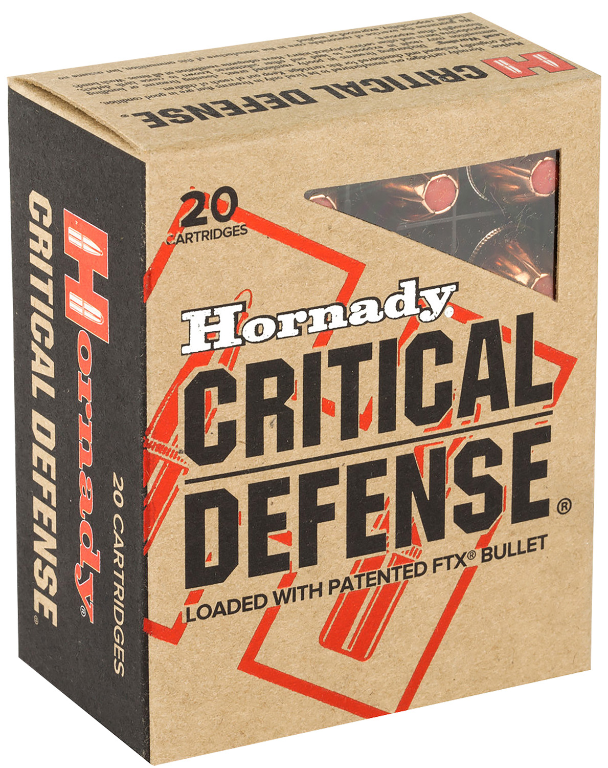 Hornady 45 ACP 185gr FTX Critical Defense ammo in Benton Louisiana