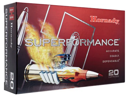 Hornady Superformance 6mm Remington 95 Grain SST ammo for high-velocity hunting and precision shooting.