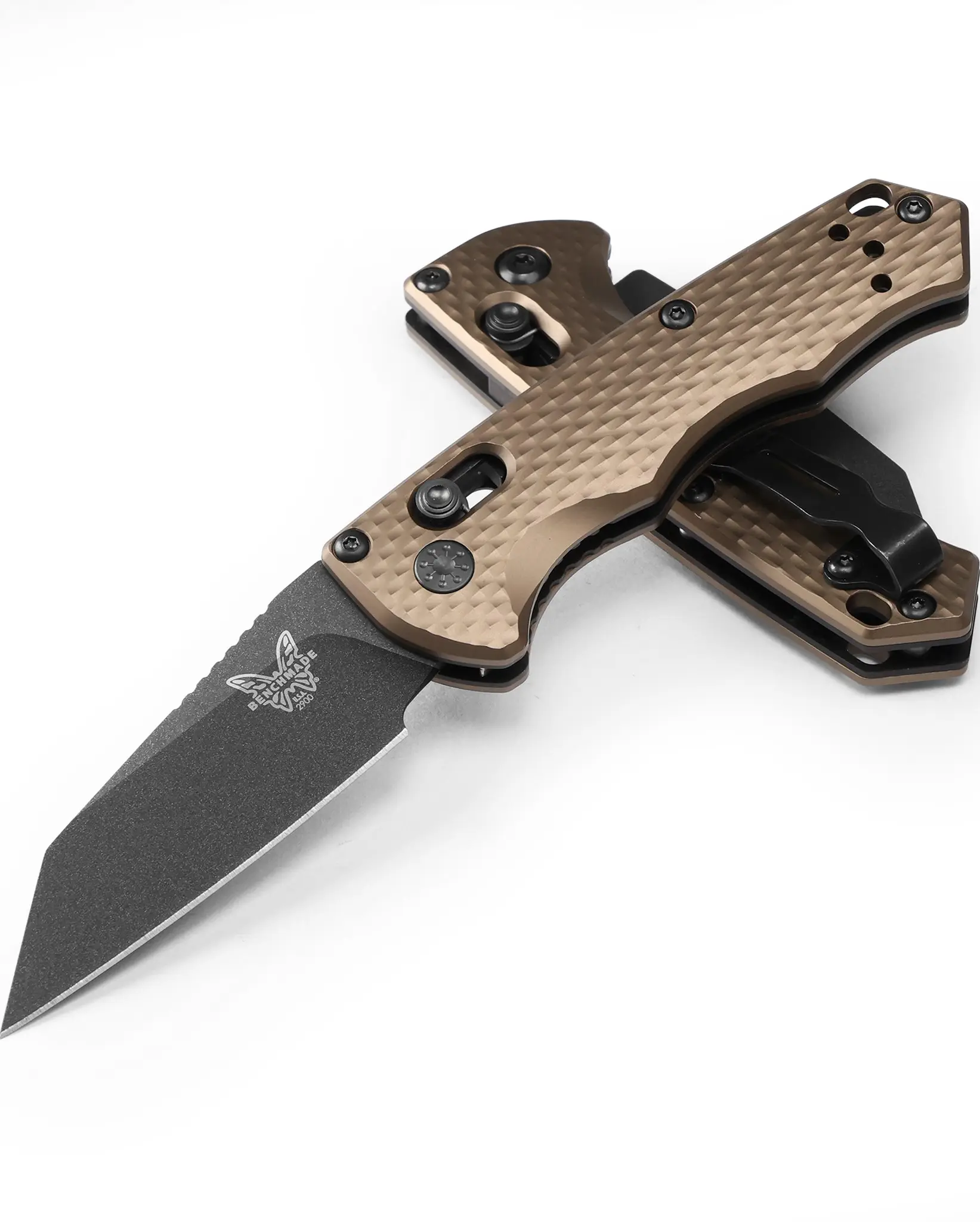 Benchmade Auto Immunity 2900BK-1 Tactical Auto Knife with Flat Dark Earth Handle