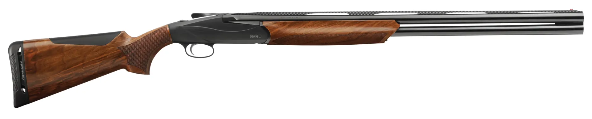 Benelli 828U Field 12-Gauge Over/Under Shotgun, 3" Chamber, 28" Barrel, Anodized Blue Receiver, Walnut Stock, Model 10702