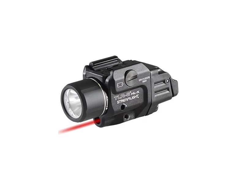 Streamlight TLR-8 HL-X USB 1000 Lumen Weapon Light with Red Laser for Full-Size and Compact Pistols