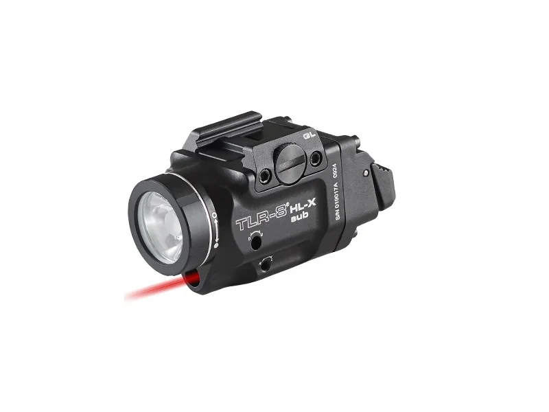 Streamlight TLR-8 HL-X Sub 1000 Lumen Weapon Light with Red Laser for SIG P365 and P365 XL