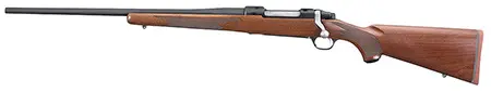 Ruger 37130 Hawkeye Sports South Exclusive Full Size 30-06 Springfield 4+1 22" Satin Blued Alloy Steel Barrel, Receiver w/Integral Scope Mount, American Walnut Fixed Stock, Left Hand