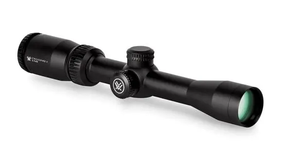 Vortex Crossfire II 2-7x32 Riflescope with V-Plex MOA reticle for precise shot placement.