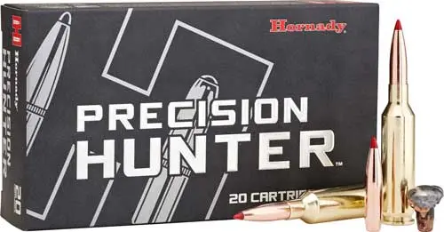 Hornady Precision Hunter .300 PRC 212 Grain ELD-X® ammo for long-range big game hunting.