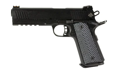 Rock Island Armory TAC Ultra FS 1911 pistol chambered in 10mm with 5-inch barrel, parkerized finish, and G10 grips