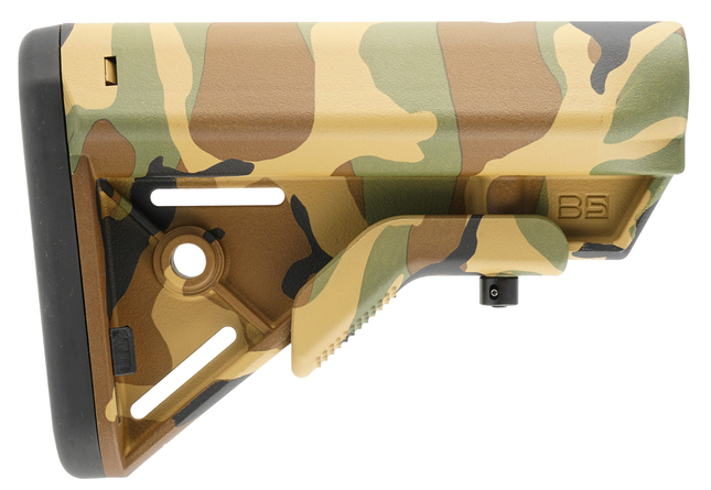 B5 Systems BRAVO Stock Woodland Camo Elm Grove