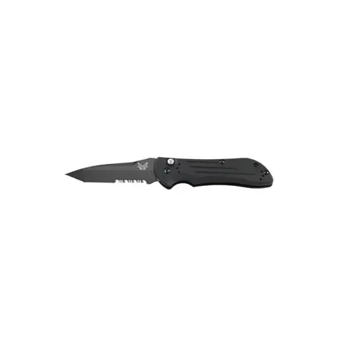 Benchmade Auto Stryker 9101SBK Tactical Knife with Black Aluminum Handle