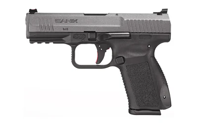 Canik TP9SF Elite, 9mm, 4.19" barrel, 15+1 capacity, tungsten finish, full-size handgun.