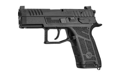 CZ P‑09 C Nocturne compact semi-automatic pistol with black polymer frame and 3.74″ barrel