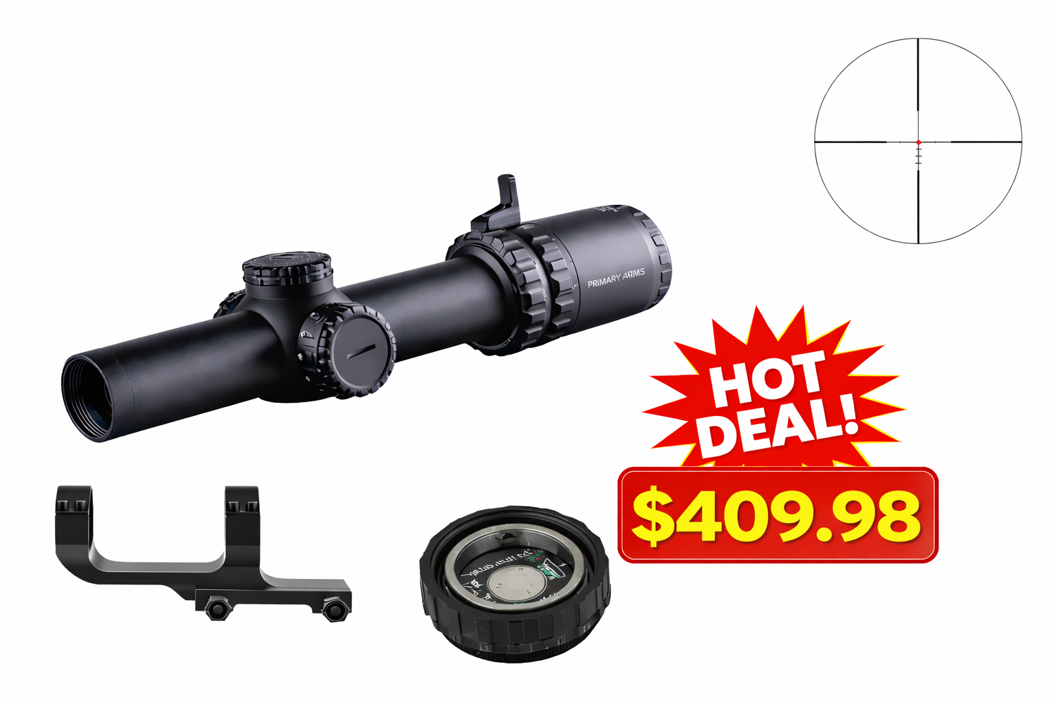 Primary Arms SLx 1-6x24 ACSS Nova LPVO package with mount in Benton Louisiana