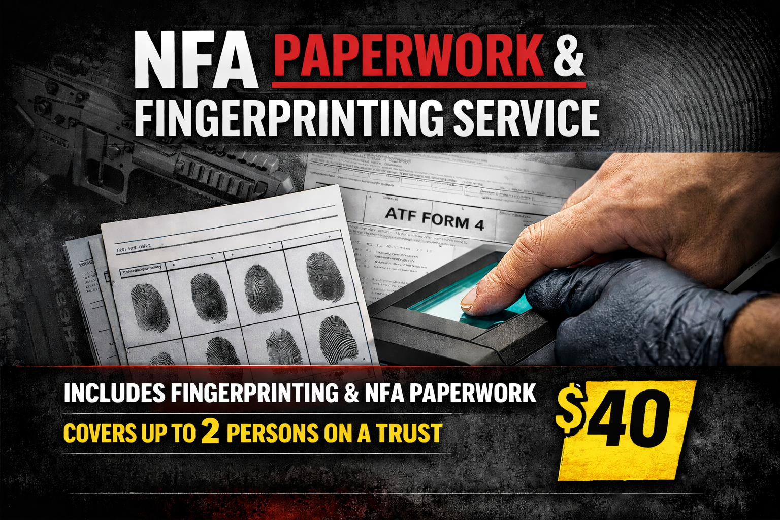 NFA Transfer Administration & Fingerprinting Fee