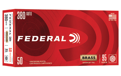 Federal Champion Training 380 ACP 95gr FMJ 200 round ammunition in Minden Louisiana
