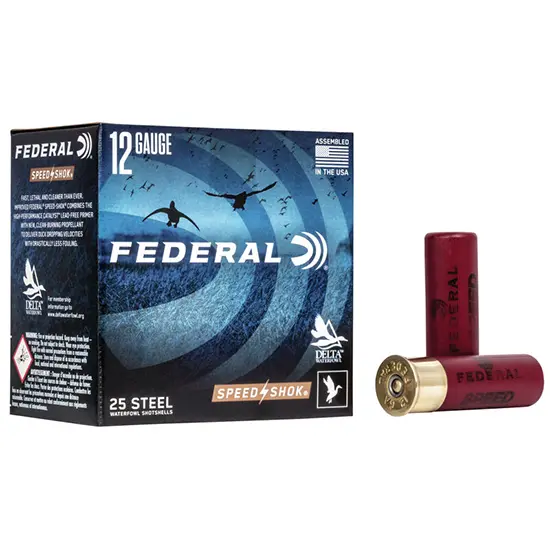 Federal, Speed-Shok Steel 12 Gauge 3 Inch 1550 FPS 1.25 Ounce 2 Shot