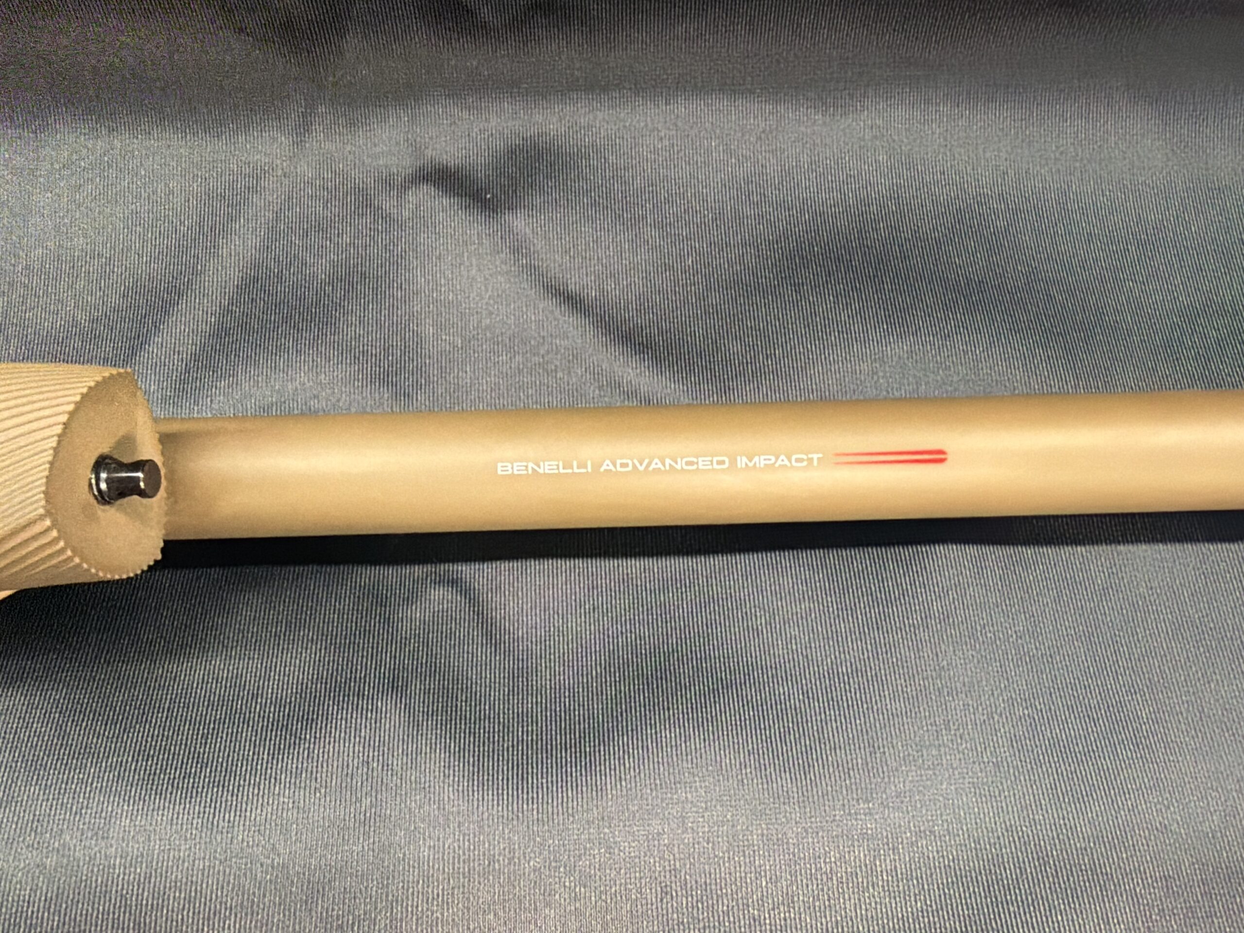 Benelli Advanced Impact marking on an SBE3 A.I. barrel