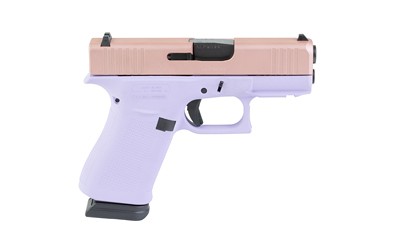 Glock 43X Pistol, 9mm Luger, 3.41″ Barrel, 15+1 Rounds, Lavender Luxe Cerakote – UX4350204NR15 - Image 2