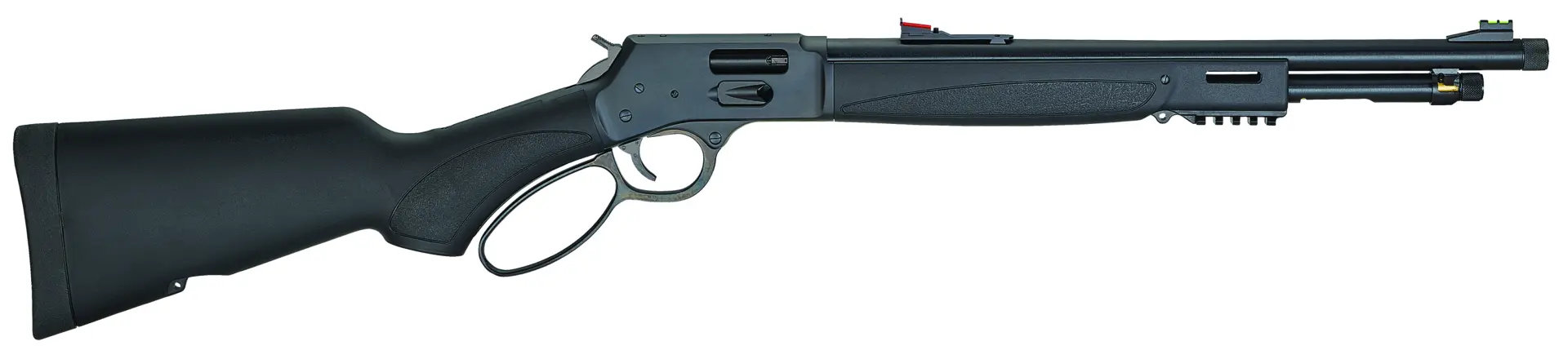 Henry H012MX Big Boy X Model .357 Magnum/.38 Special lever-action rifle with threaded 17.4" barrel and black synthetic stock