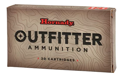 Hornady Outfitter 7mm WSM 150 Grain CX hunting ammo with high penetration, durable nickel-plated cases, and superior accuracy.