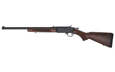 Henry H015360BH Single Shot Rifle chambered in .360 Buckhammer with 22" blued barrel and American walnut stock
