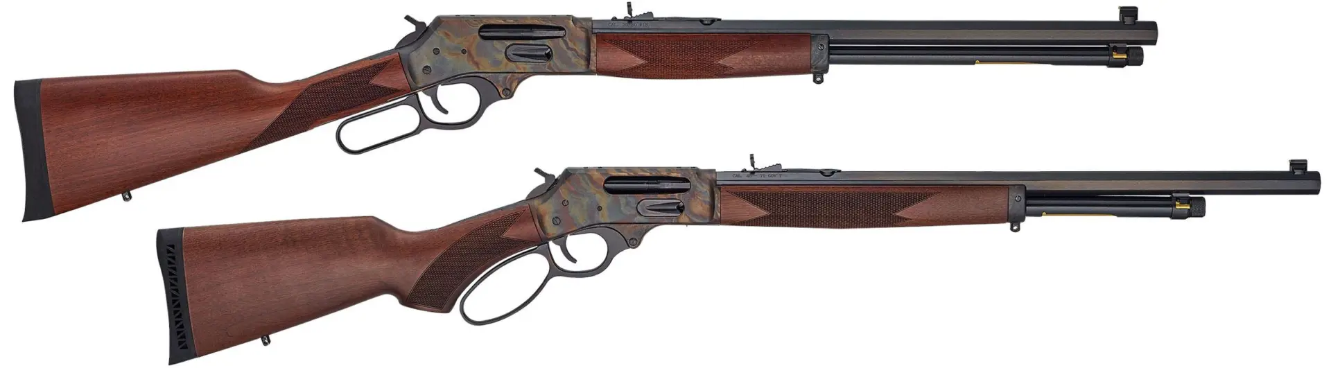 Henry H009GCC Color Case Hardened Side Gate .30-30 Lever Action Rifle with 20" barrel and American walnut stock