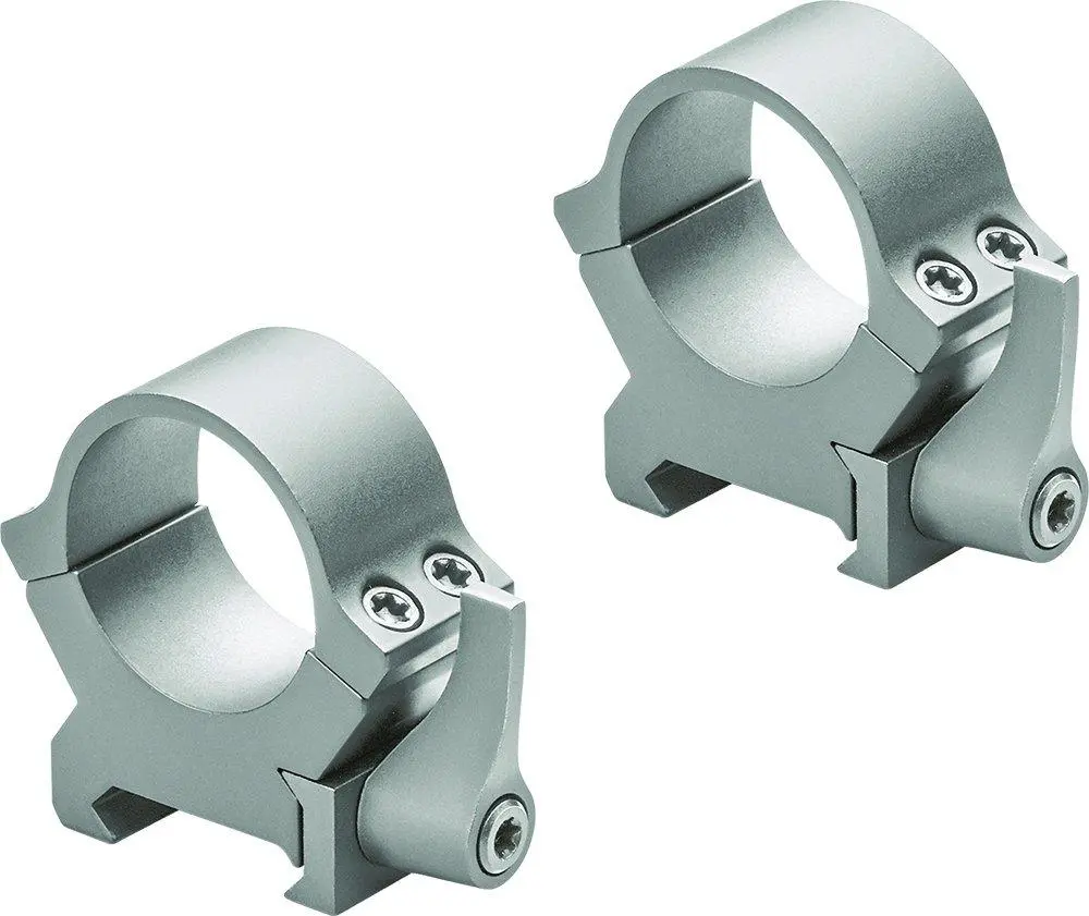 Leupold QRW2 1" Medium Silver Quick-Release Weaver-Style Rings