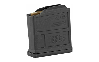 Magpul MAG549 PMAG 5-round magazine for AICS-pattern short-action rifles, .308 Win/7.62 NATO, black finish.