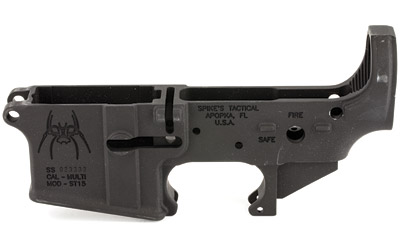 Spikes STLS018 Spider AR Platform Multi-Caliber Black Hardcoat Anodized
