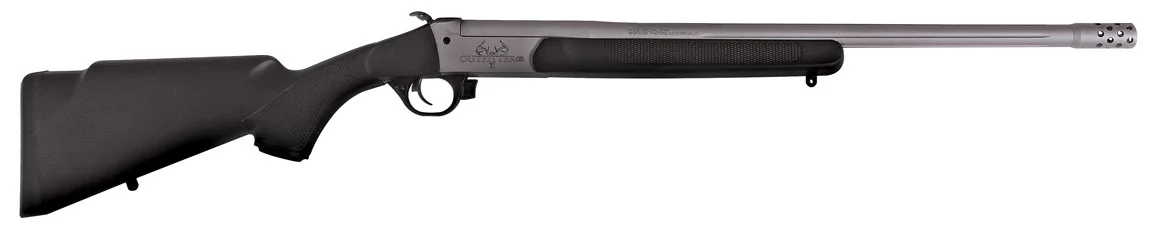 Traditions Outfitter G3 rifle in .360 Buckhammer, black synthetic stock, stainless steel barrel