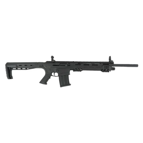 Tokarev TAR-20 20-gauge semi-auto shotgun with 18.5-inch barrel, detachable magazine, black finish, and AR-style pistol grip