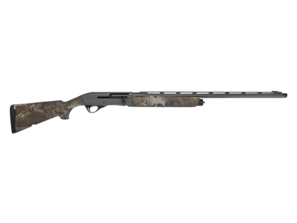 Franchi Affinity 3.5 Elite semi‑auto shotgun, 12 gauge, 28″ barrel, Gore Optifade Waterfowl Timber camo with cobalt Cerakote barrel