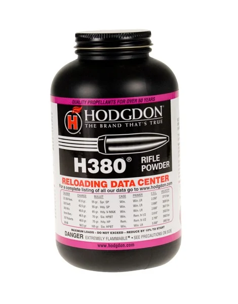 Hodgdon H380 smokeless rifle powder 1lb container
