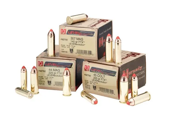 Hornady LEVERevolution .30-30 Winchester 160 Grain FTX® ammo for lever-action rifles and medium game hunting.