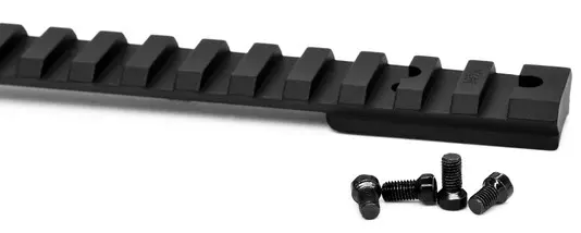 Warne Vapor Picatinny Rail for Savage 93, 93R17 & Mark II, 15 MOA, Black – V46815MOA