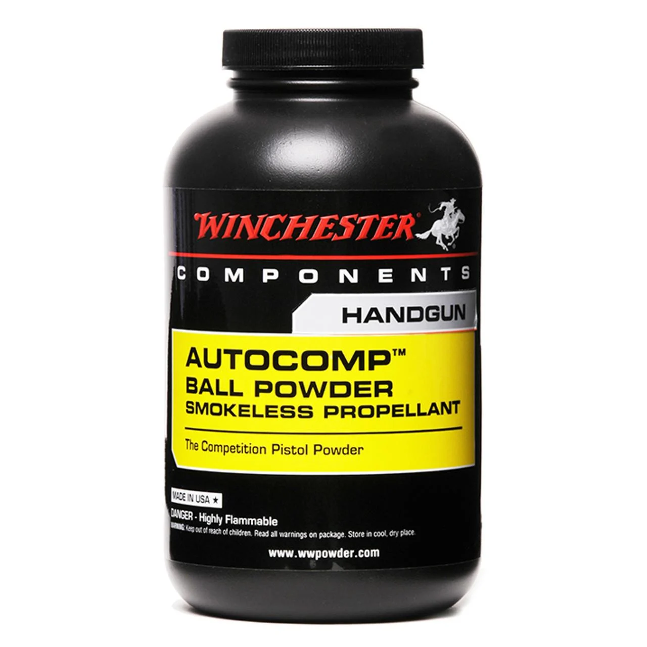 Winchester AutoComp 1LB pistol powder container