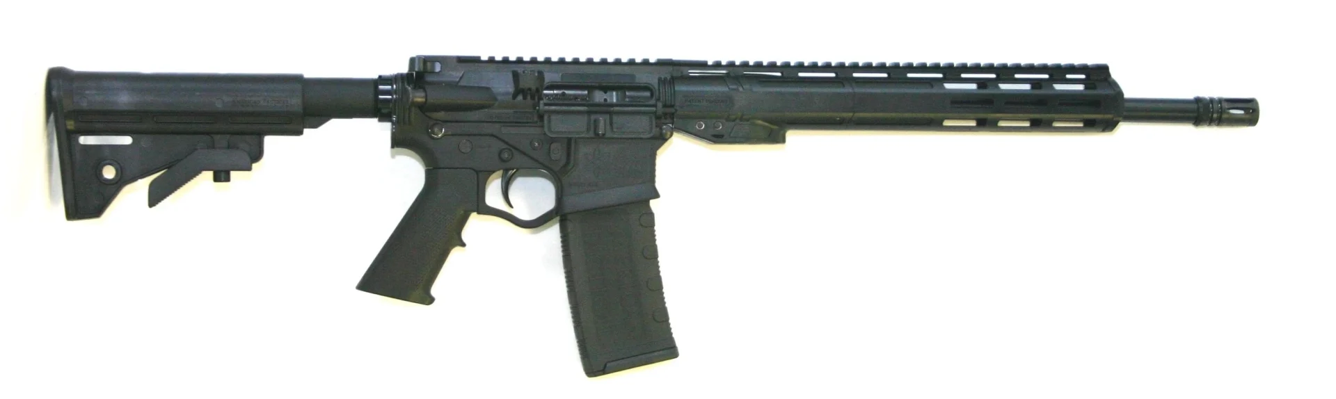 American Tactical Alpha Maxx 300 Blackout semi-automatic rifle featuring a 16-inch barrel, 30-round magazine, M-LOK handguard, and black finish