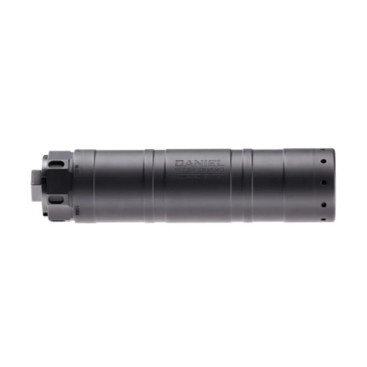 Daniel Defense SoundGuard SG‑30 suppressor in black stainless steel with 5/8x24 direct-thread mount, for .30-caliber rifles