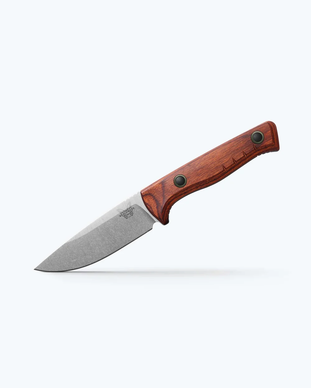 Benchmade SlipRidge Fixed 15650 MagnaCut 3.7-inch Hunting Knife with Stabilized Wood Handle
